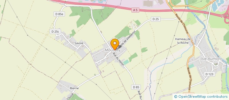 localisation de l'entreprise AMICALE DES SAPEURS POMPIERS DE MOUSSEY à MOUSSEY