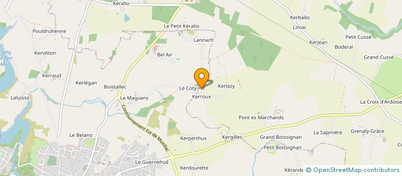 localisation de l'entreprise AMICALE DES SAPEURS POMPIERS DE MUZILLAC  MUZILLAC