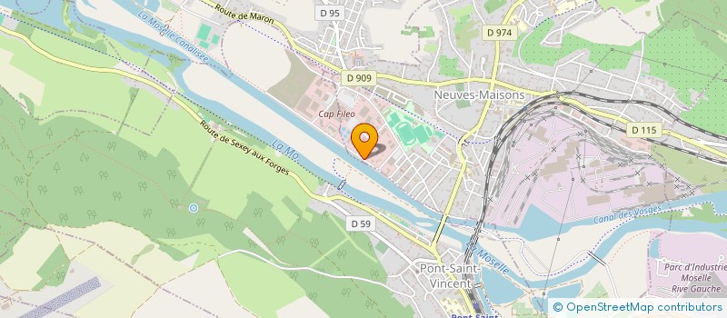 localisation de l'entreprise AMICALE DES SAPEURS POMPIERS DE NEUVES-MAISONS  NEUVES-MAISONS