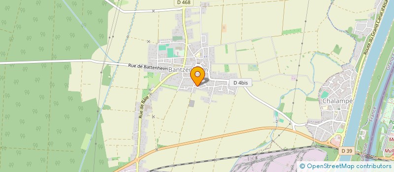 localisation de l'entreprise AMICALE DES SAPEURS POMPIERS DE NIFFER ET PETIT LANDAU  PETIT-LANDAU