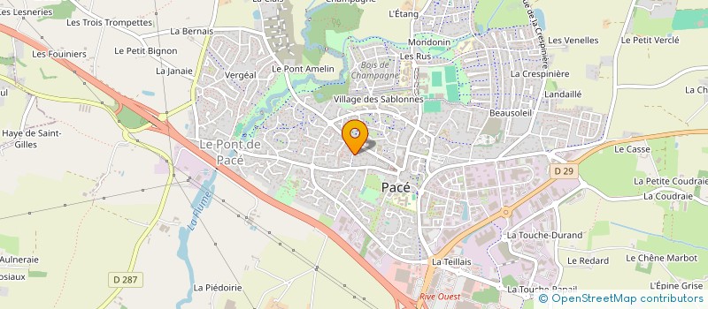 localisation de l'entreprise AMICALE DES SAPEURS POMPIERS DE PACE à PACE