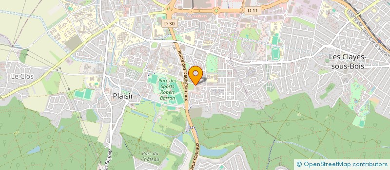 localisation de l'entreprise AMICALE DES SAPEURS POMPIERS DE PLAISIR à PLAISIR