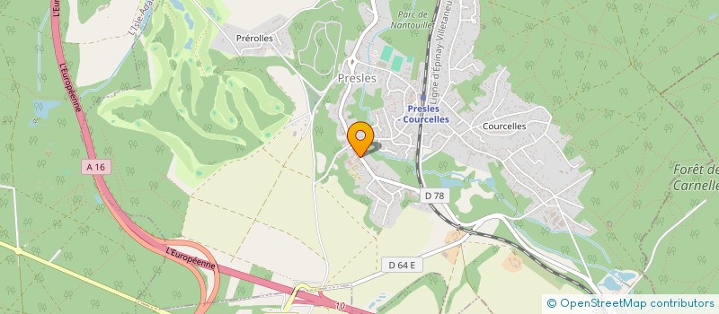 localisation de l'entreprise AMICALE DES SAPEURS POMPIERS DE PRESLES  PRESLES