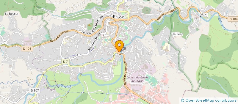 localisation de l'entreprise AMICALE DES SAPEURS POMPIERS DE PRIVAS à PRIVAS