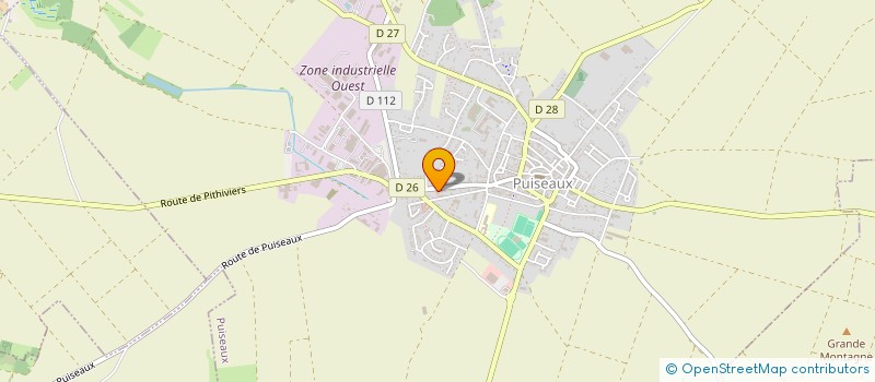 localisation de l'entreprise AMICALE DES SAPEURS POMPIERS DE PUISEAUX  PUISEAUX