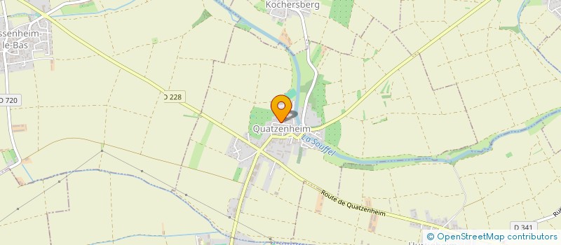 localisation de l'entreprise AMICALE DES SAPEURS POMPIERS DE QUATZENHEIM  QUATZENHEIM