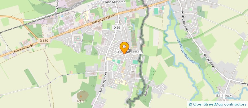 localisation de l'entreprise AMICALE DES SAPEURS POMPIERS DE QUIEVRECHAIN  QUIEVRECHAIN