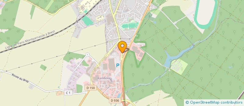 localisation de l'entreprise AMICALE DES SAPEURS POMPIERS DE RAMBOUILLET à RAMBOUILLET