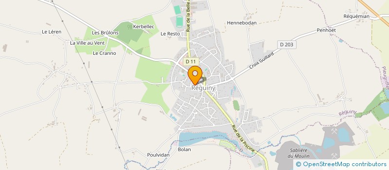 localisation de l'entreprise AMICALE DES SAPEURS POMPIERS DE REGUINY  REGUINY