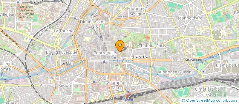localisation de l'entreprise AMICALE DES SAPEURS POMPIERS DE RENNES  RENNES