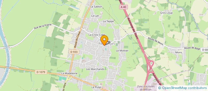localisation de l'entreprise AMICALE DES SAPEURS POMPIERS DE REPLONGES à REPLONGES
