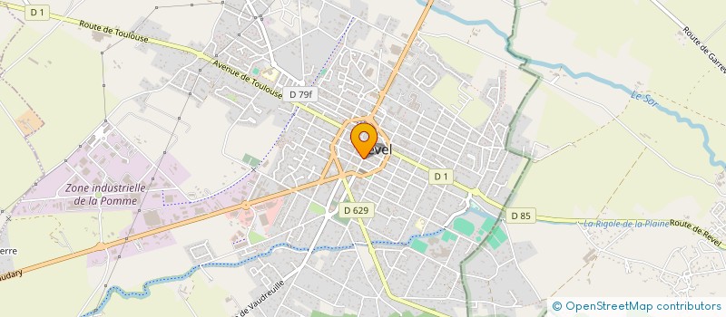 localisation de l'entreprise AMICALE DES SAPEURS POMPIERS DE REVEL  REVEL