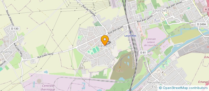 localisation de l'entreprise AMICALE DES SAPEURS-POMPIERS DE ROEULX à RŒULX