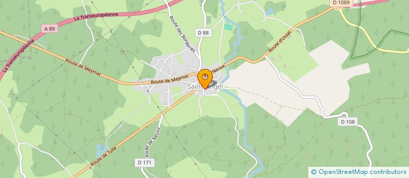localisation de l'entreprise AMICALE DES SAPEURS POMPIERS DE SAINT ANGEL à SAINT-ANGEL