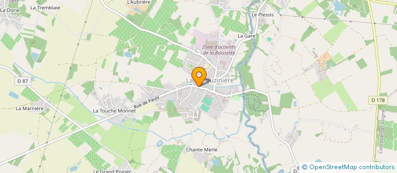 localisation de l'entreprise AMICALE DES SAPEURS POMPIERS DE SAINT-COLOMBAN.  SAINT-COLOMBAN