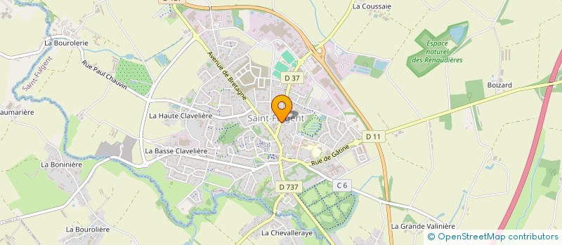 localisation de l'entreprise AMICALE DES SAPEURS POMPIERS DE SAINT-FULGENT  SAINT-FULGENT