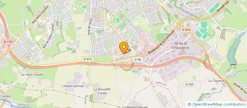 localisation de l'entreprise AMICALE DES SAPEURS POMPIERS DE SAINT-LO  SAINT-LO