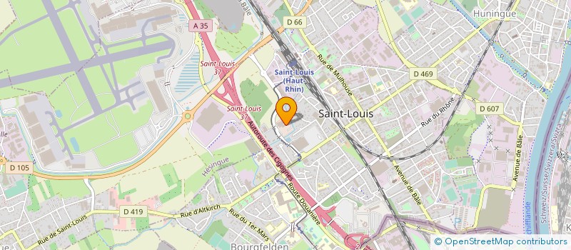 localisation de l'entreprise AMICALE DES SAPEURS POMPIERS DE SAINT LOUIS à SAINT-LOUIS