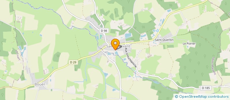 localisation de l'entreprise AMICALE DES SAPEURS POMPIERS DE SAINT MAIXENT  SAINT-MAIXENT