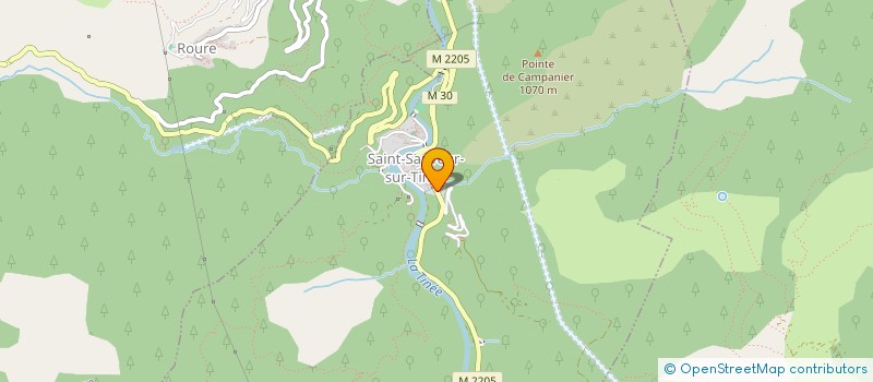 localisation de l'entreprise AMICALE DES SAPEURS POMPIERS DE SAINT-SAUVEUR-SUR-TINEE à SAINT-SAUVEUR-SUR-TINEE