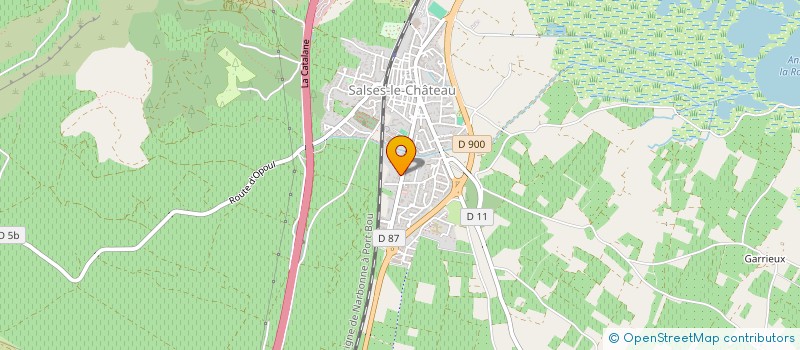 localisation de l'entreprise AMICALE DES SAPEURS POMPIERS DE SALSES LE CHATEAU  SALSES-LE-CHATEAU