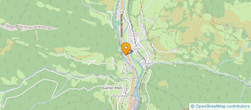 localisation de l'entreprise AMICALE DES SAPEURS POMPIERS DE SARRANCOLIN  SARRANCOLIN