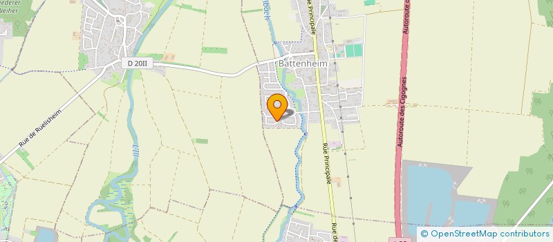 localisation de l'entreprise AMICALE DES SAPEURS POMPIERS DE SAUSHEIM  SAUSHEIM