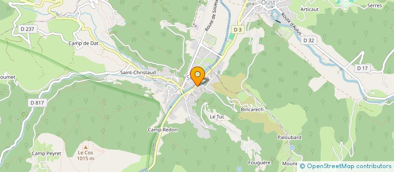 localisation de l'entreprise AMICALE DES SAPEURS POMPIERS DE SEIX à SEIX