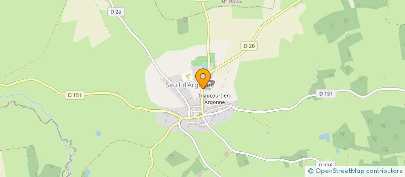 localisation de l'entreprise AMICALE DES SAPEURS-POMPIERS DE SEUIL-VAUBECOURT à SEUIL-D'ARGONNE