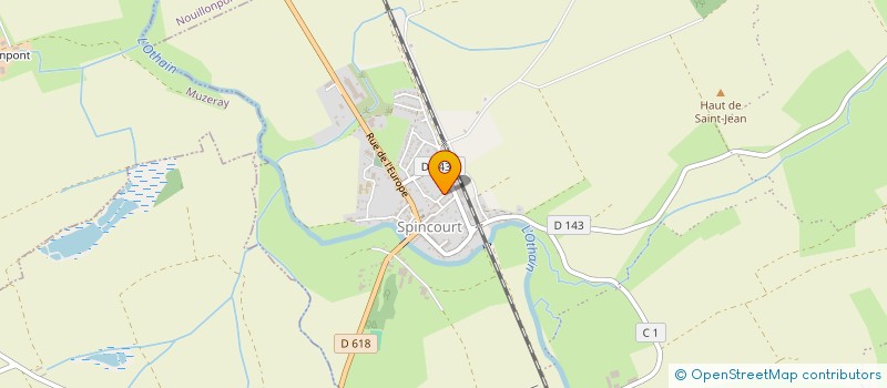 localisation de l'entreprise AMICALE DES SAPEURS POMPIERS DE SPINCOURT à SPINCOURT