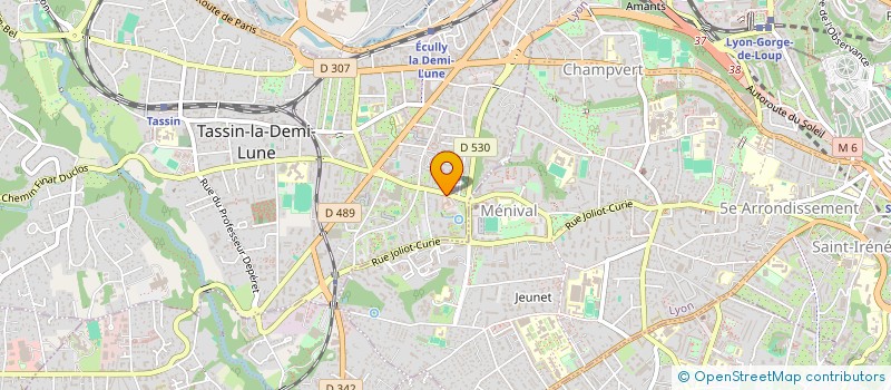 localisation de l'entreprise AMICALE DES SAPEURS POMPIERS DE TASSIN LA DEMI LUNE  TASSIN-LA-DEMI-LUNE