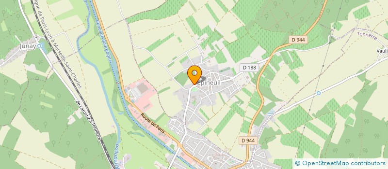 localisation de l'entreprise AMICALE DES SAPEURS POMPIERS DE TONNERRE  COLLAN