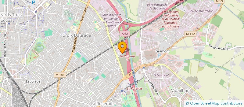 localisation de l'entreprise AMICALE DES SAPEURS POMPIERS DE TOULOUSE-ATLANTA à TOULOUSE