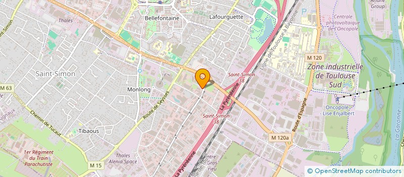 localisation de l'entreprise AMICALE DES SAPEURS-POMPIERS DE TOULOUSE-CARSALADE  TOULOUSE