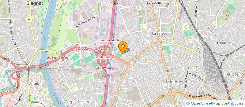 localisation de l'entreprise AMICALE DES SAPEURS-POMPIERS DE TOULOUSE DELRIEU à TOULOUSE