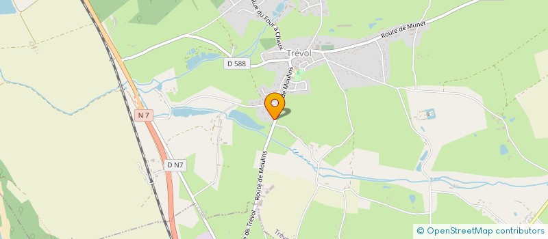 localisation de l'entreprise AMICALE DES SAPEURS POMPIERS DE TREVOL  TREVOL