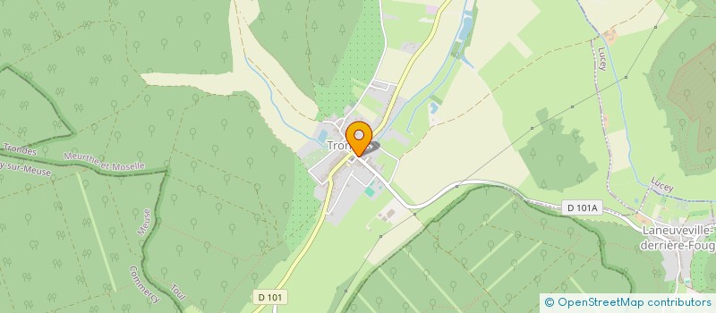 localisation de l'entreprise AMICALE DES SAPEURS POMPIERS DE TRONDES  TRONDES