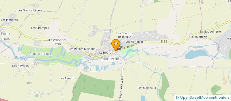 localisation de l'entreprise AMICALE DES SAPEURS-POMPIERS DE VALCLERY à CHANTECOQ