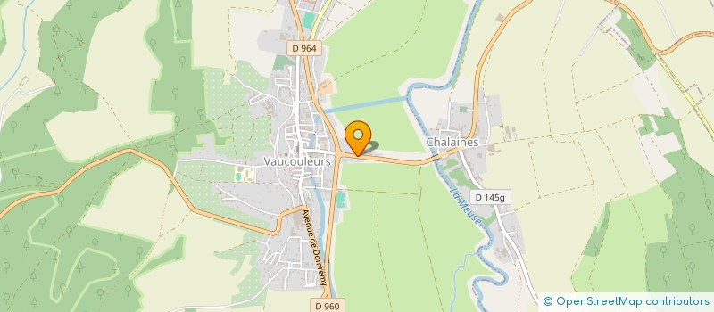 localisation de l'entreprise AMICALE DES SAPEURS POMPIERS DE VAUCOULEURS  VAUCOULEURS
