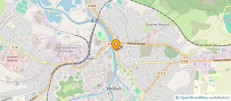 localisation de l'entreprise AMICALE DES SAPEURS POMPIERS DE VERDUN à VERDUN