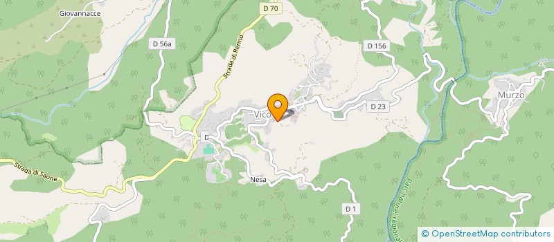 localisation de l'entreprise AMICALE DES SAPEURS POMPIERS DE VICO  VICO