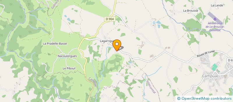 localisation de l'entreprise AMICALE DES SAPEURS-POMPIERS DE VILLECOMTAL  VILLECOMTAL