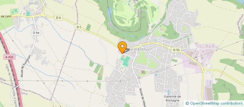 localisation de l'entreprise AMICALE DES SAPEURS POMPIERS DE VILLETTE D'ANTHON  VILLETTE-D'ANTHON