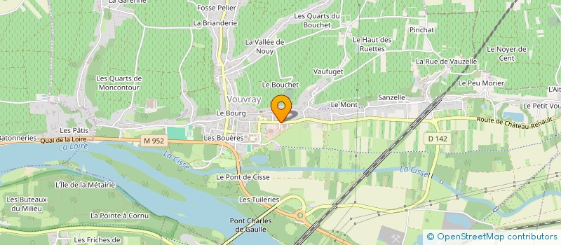 localisation de l'entreprise AMICALE DES SAPEURS POMPIERS DE VOUVRAY  VOUVRAY