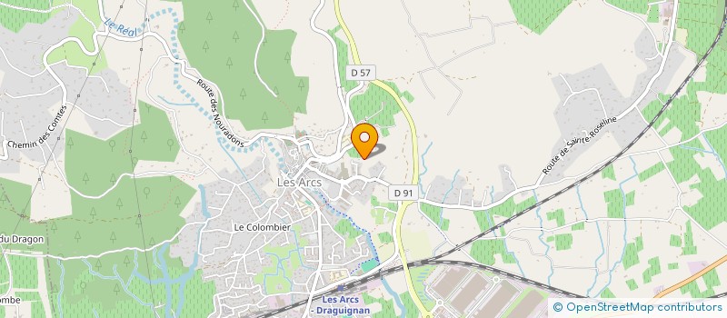 localisation de l'entreprise AMICALE DES SAPEURS POMPIERS DES ARCS à LES ARCS