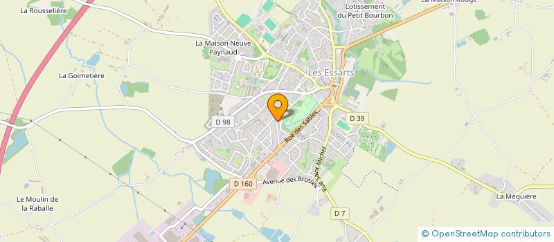 localisation de l'entreprise AMICALE DES SAPEURS-POMPIERS DES ESSARTS à ESSARTS-EN-BOCAGE