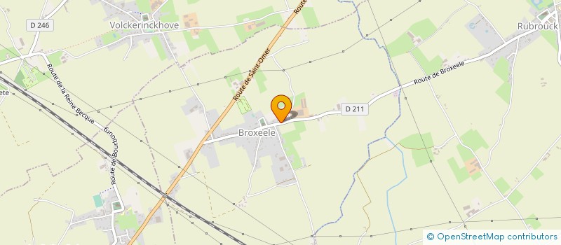 localisation de l'entreprise AMICALE DES SAPEURS POMPIERS DU C.I.S. DE L' YSER  BOLLEZEELE