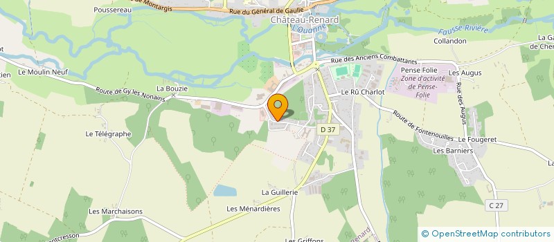 localisation de l'entreprise AMICALE DES SAPEURS POMPIERS DU CENTRE DE SECOURS DE CHATEAURENARD à CHATEAU-RENARD