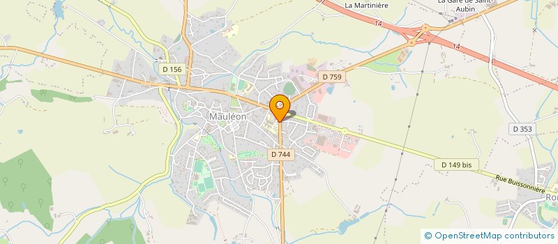 localisation de l'entreprise AMICALE DES SAPEURS-POMPIERS DU CENTRE DE SECOURS DE MAULEON  MAULEON