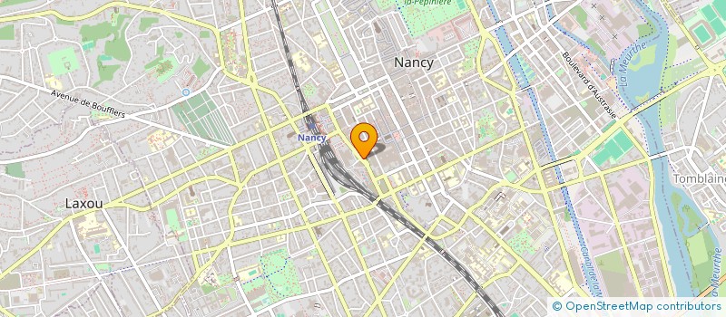 localisation de l'entreprise AMICALE DES SAPEURS-POMPIERS DU CENTRE DE SECOURS PRINCIPAL DE NANCY  NANCY